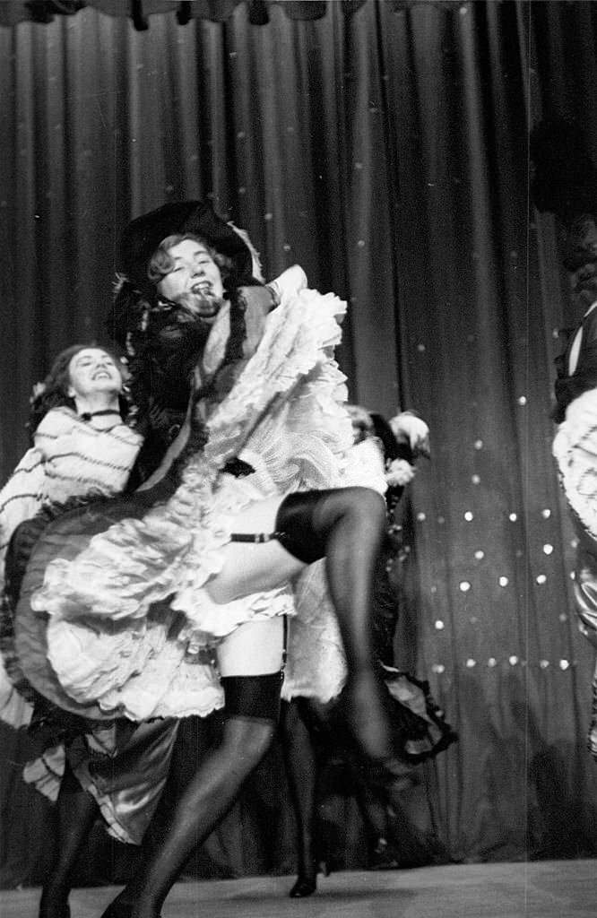 #3 A troupe of Parisian can-can dancers performing at the City Varieties music hall in Leeds, 1953