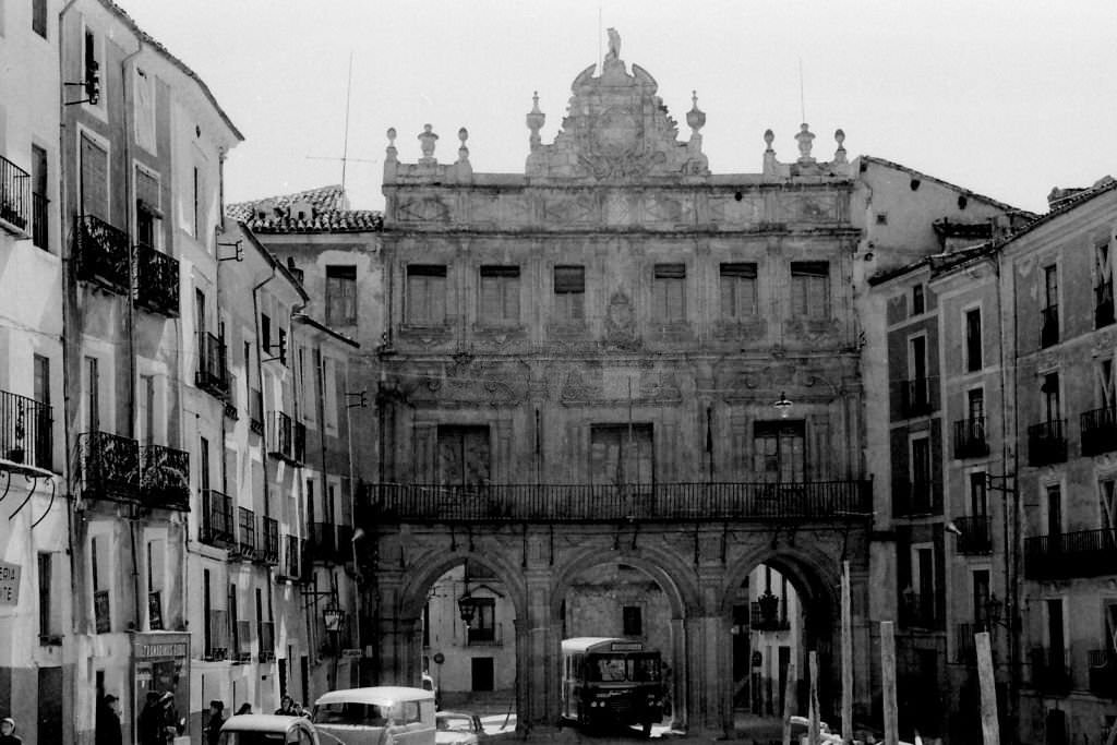 #16 Plaza Mayor and Town Hall, Cuenca, Spain, 1965.
