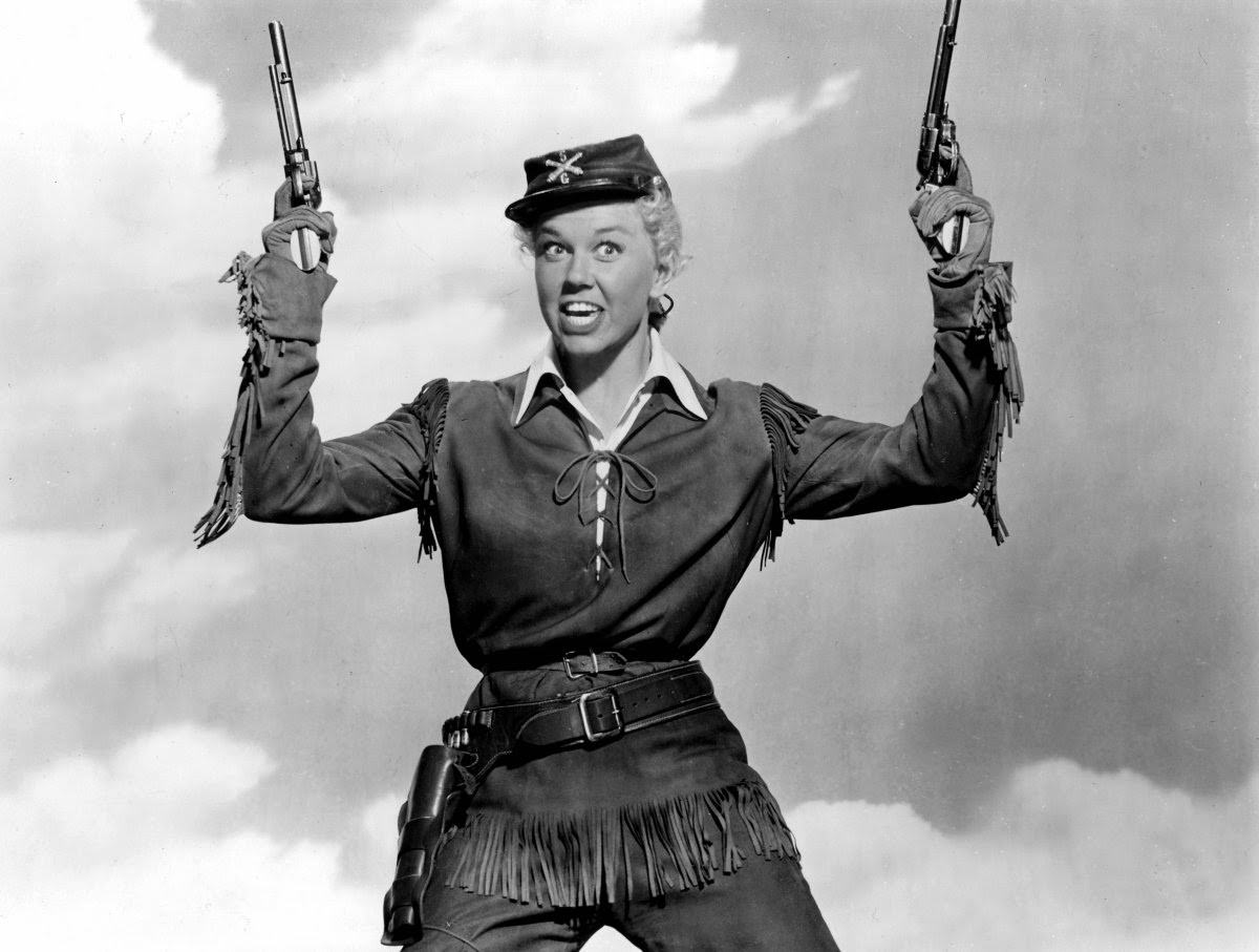 Hilarious Photos of Doris Day as Calamity Jane in the movie &;Calamity Jane (1953).&; Movies &; TV