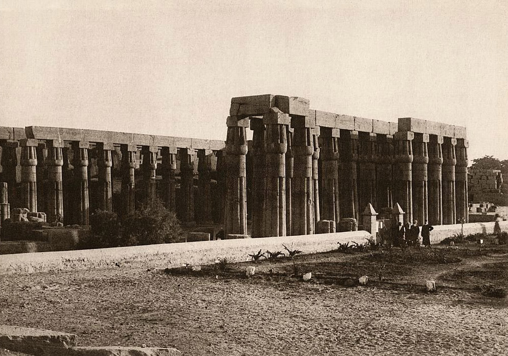 #55 Temple Luxor Egypt, 1912