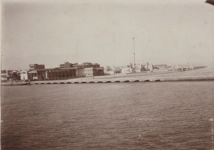 #70 Entering harbour at Port Said, 1910