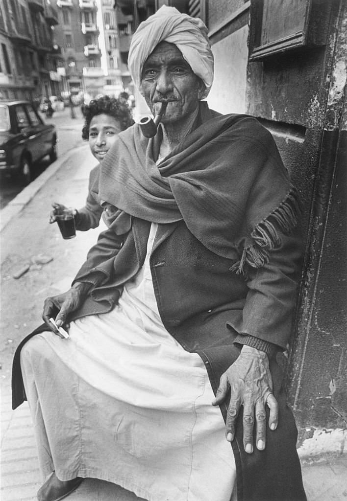 #116 old man caretaker, 1970s