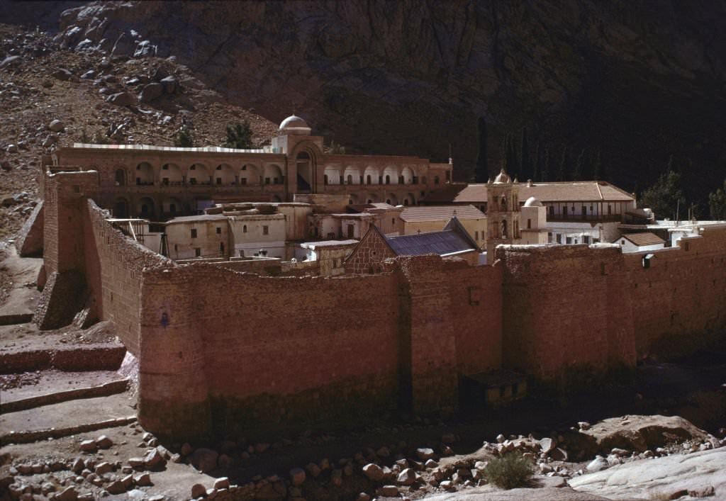 #120 Saint Catherine’s Monastery in Sinai in November 1978 in Egypt.