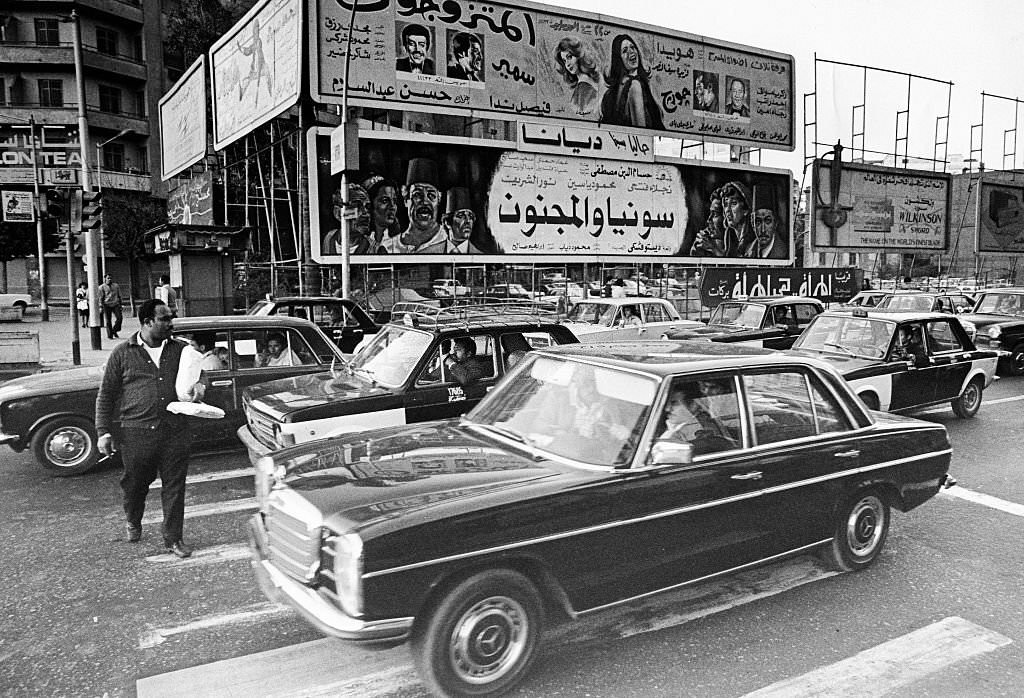 #176 Street scene in Cairo – 1978