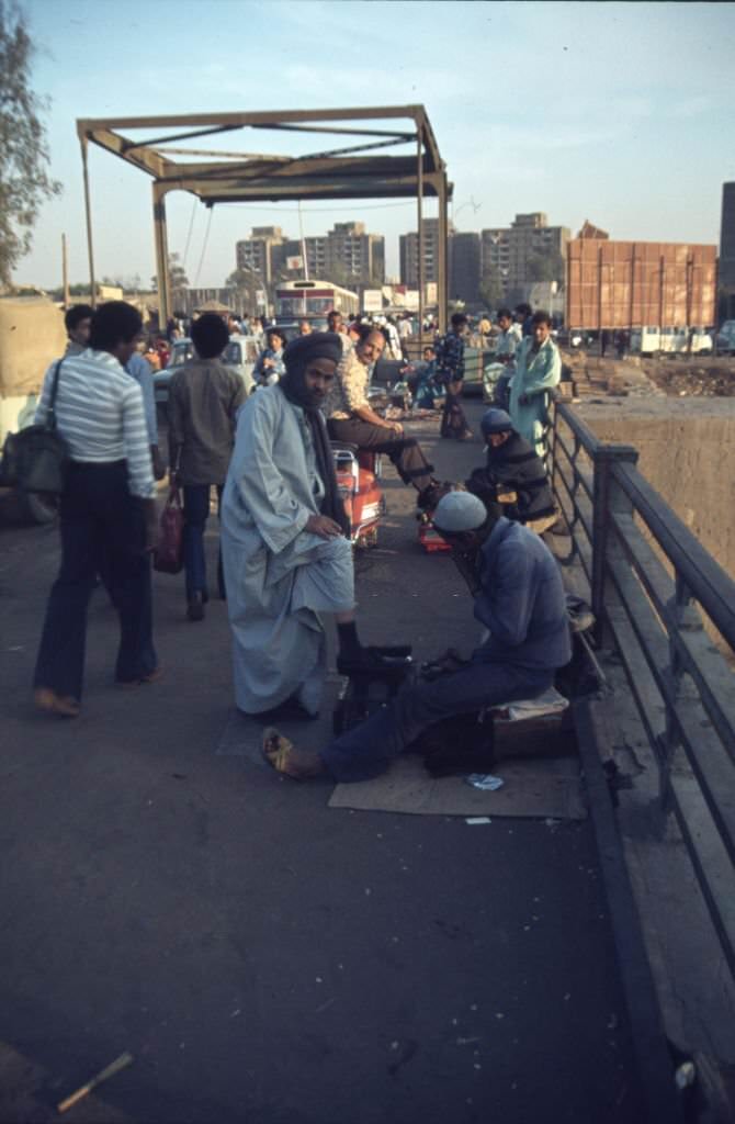 #196 Shoeshine boy in Cairo, 1976