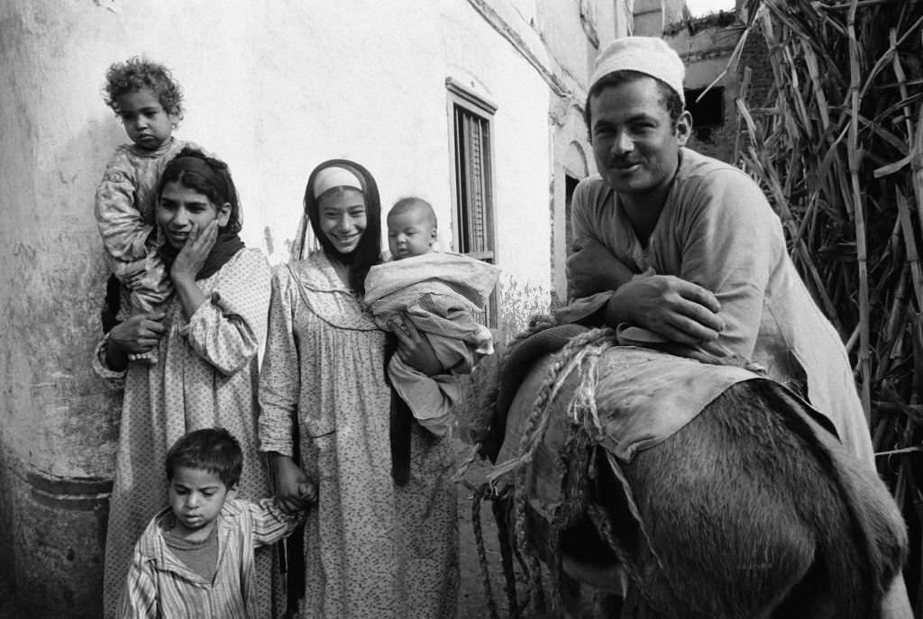 #23 A family in Cairo in December 1977, Egypt.
