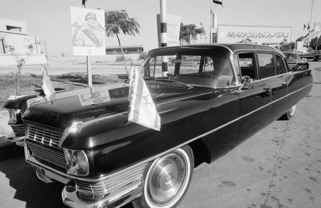 #5 President of Cadillac with President Anouar el-Sadat in 1977