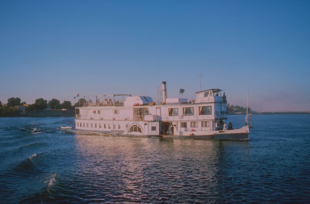 #13 River Cruise Boat on the Nile in 1977.