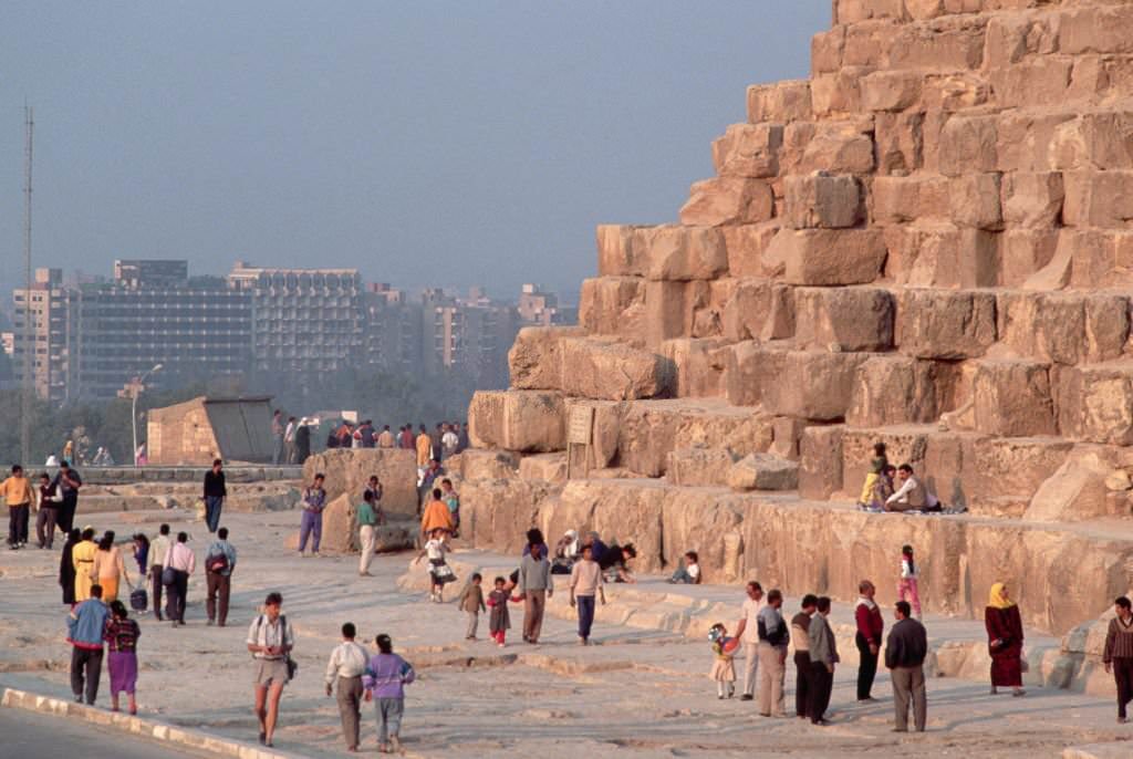#88 Egyptians at Foot of Pyramid