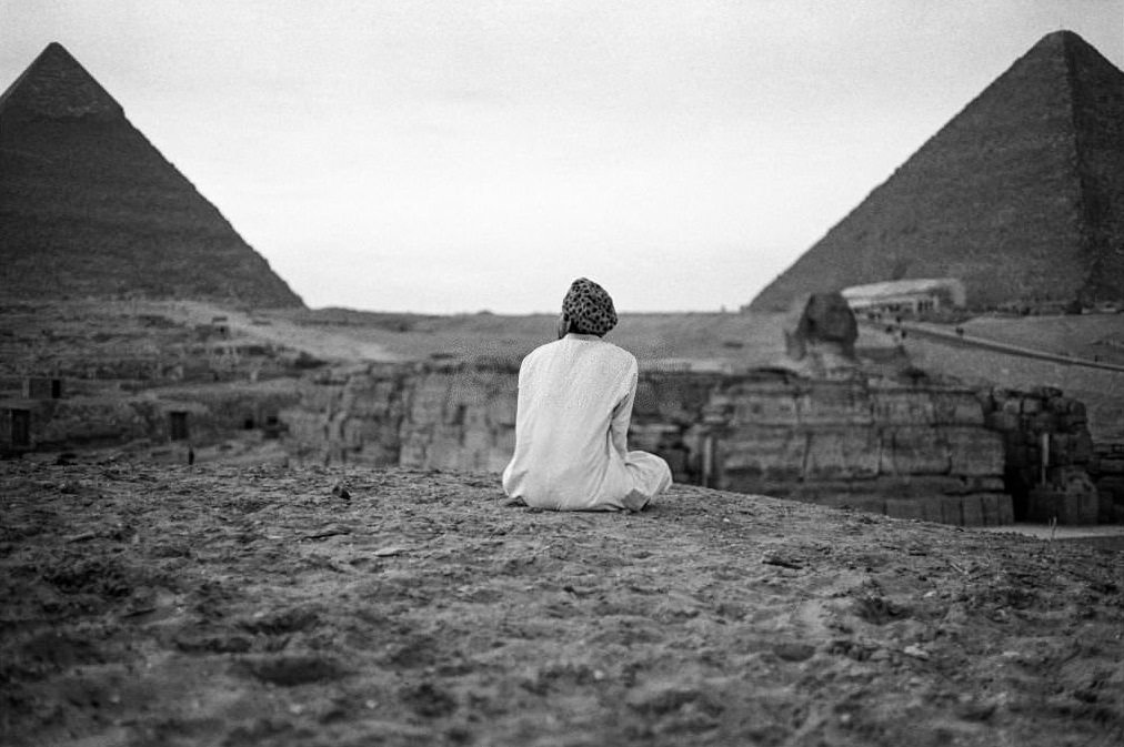 #89 Man at Giza Pyramid Complex, 1979