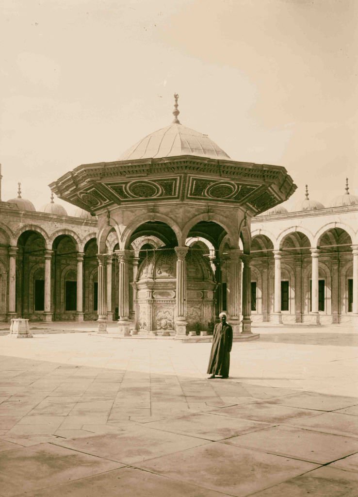 #135 Fount of ablution at Mosque of Mohammed ‘Ali Pasha, 1900.