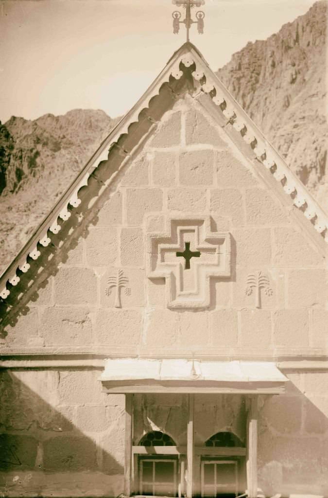 #152 Details of the Church of the Transfiguration [Monastery of St. Catherine], Egypt, 1900.