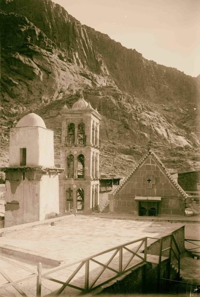 #2 Church of the Transfiguration and the mosque [Monastery of St. Catherine], Egypt, 1900, Egypt