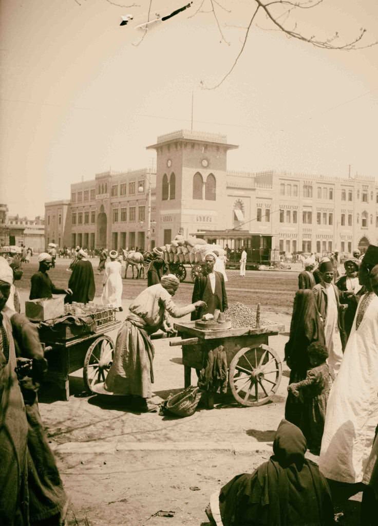 #204 Cairo railway station, Egypt, 1900s.