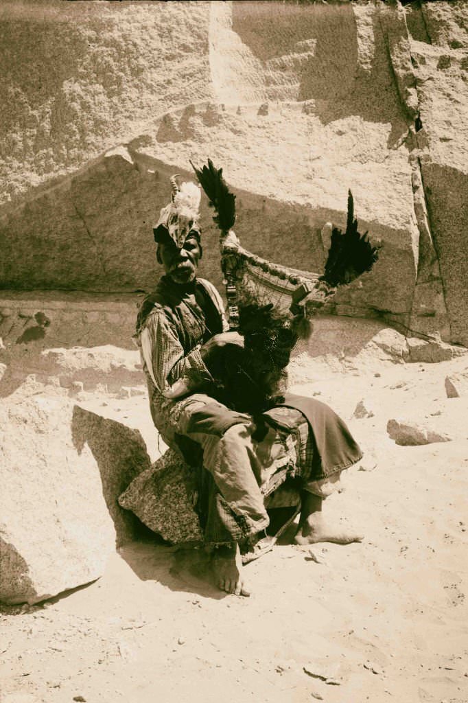 #212 Native musician, Egypt, 1900s.