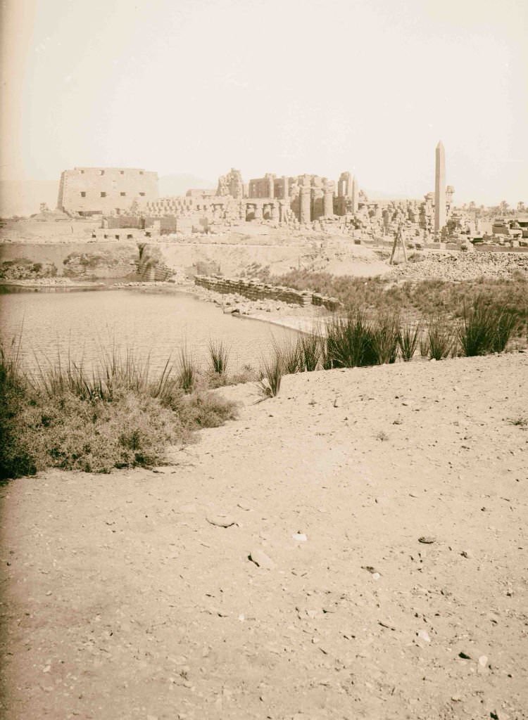 #215 General view of ruins of Karnak, Egypt
