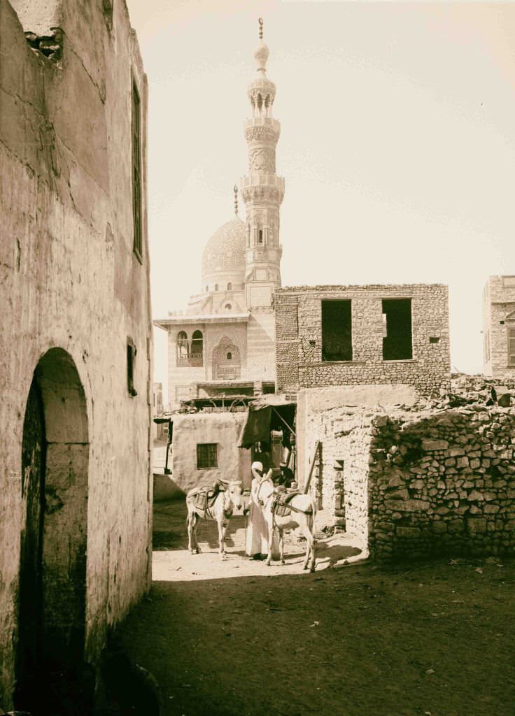 #217 Mosque of Kait Bey in Cairo, Egypt, 1900