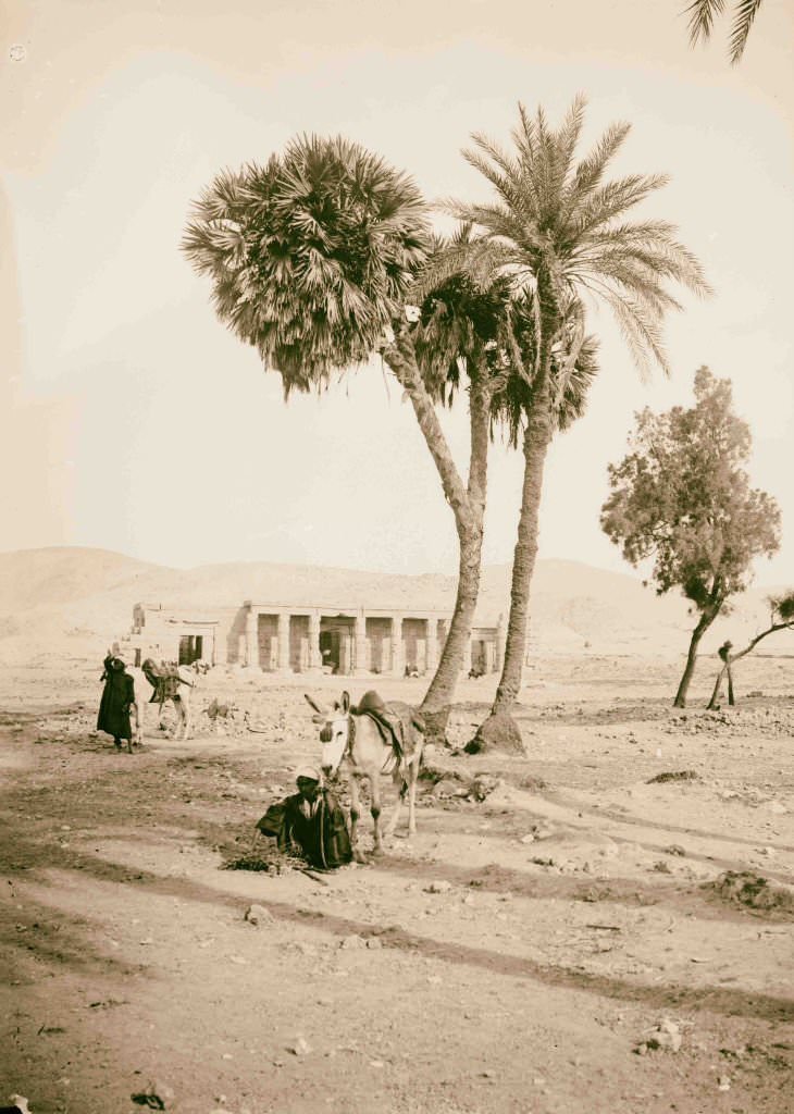 #218 Temple of Kurna in Thebes, 1900s