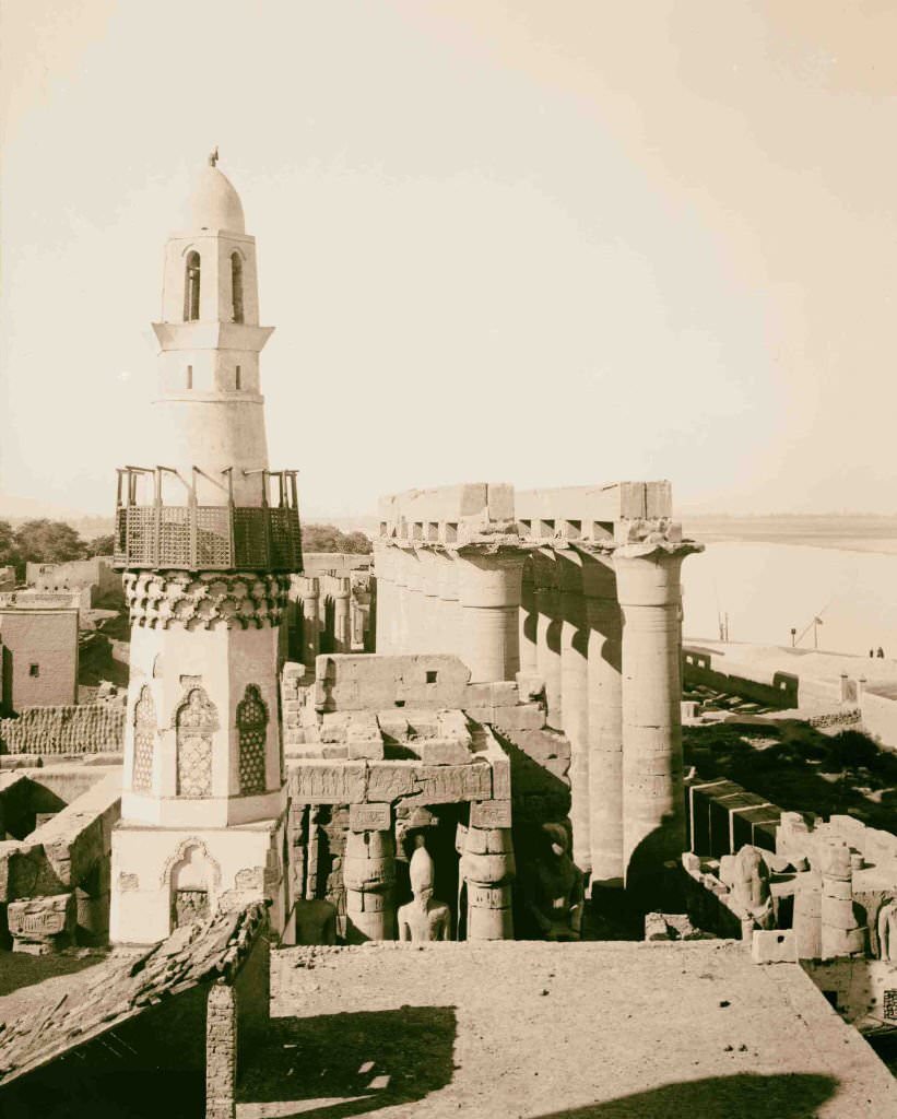 #237 General view of Temple of Luxor, 1900