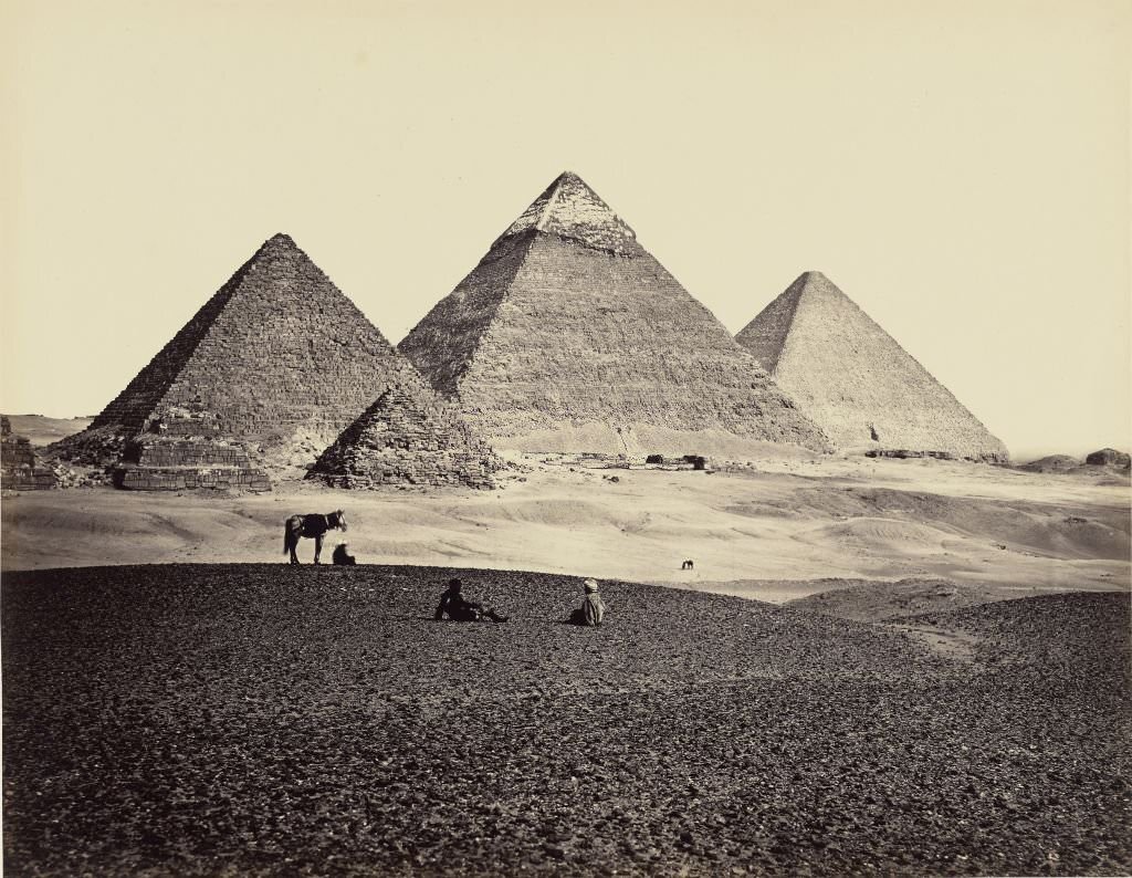 #57 The Pyramids of Giza from the Southwest.