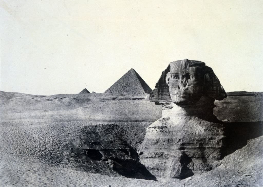 #74 The Great Pyramid and Sphinx at Giza, Egypt.