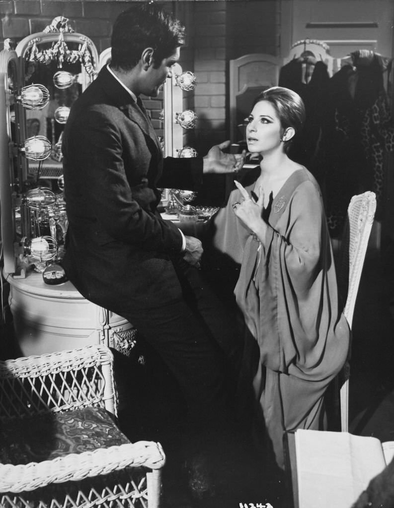Omar Sharif, Barbra Streisand in ‘Funny Girl’, 1968.