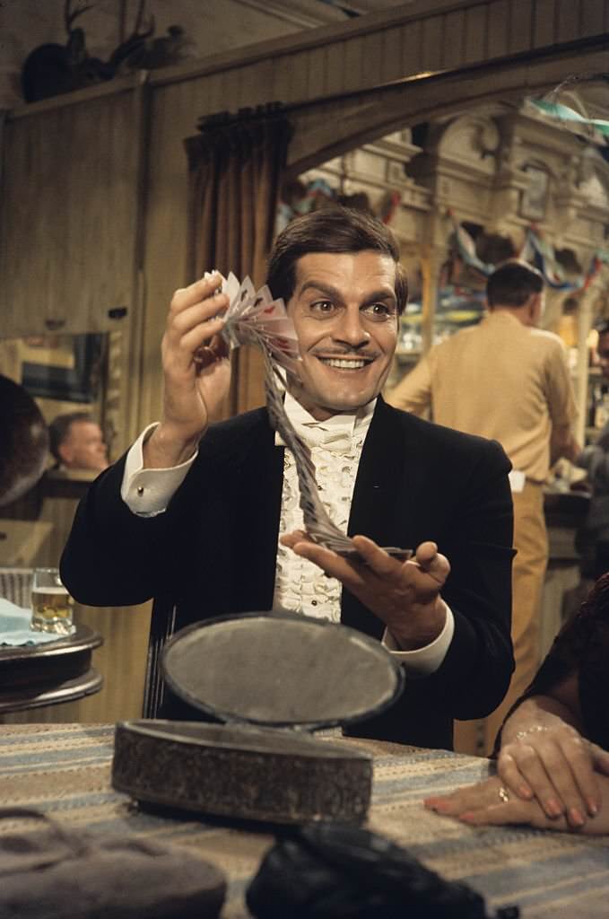 Omar Sharif in ‘Funny Girl’, 1968.