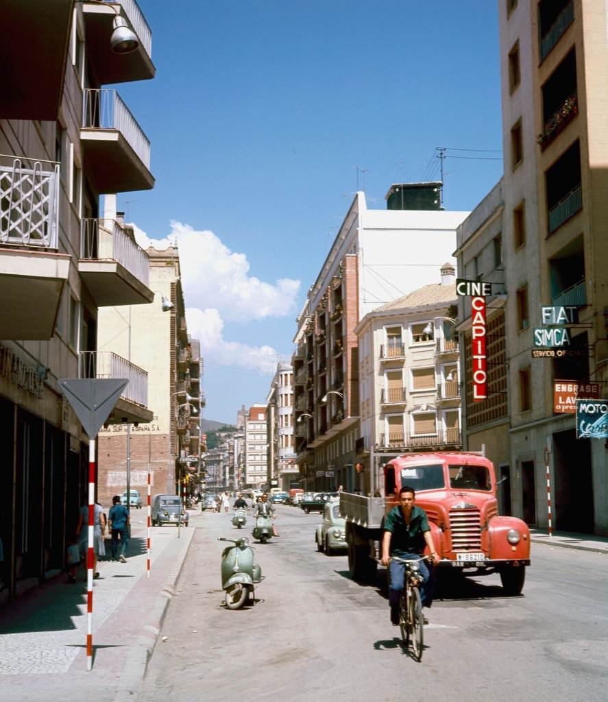 #5 A street of Granada, Andalusia, Spain, 1968.