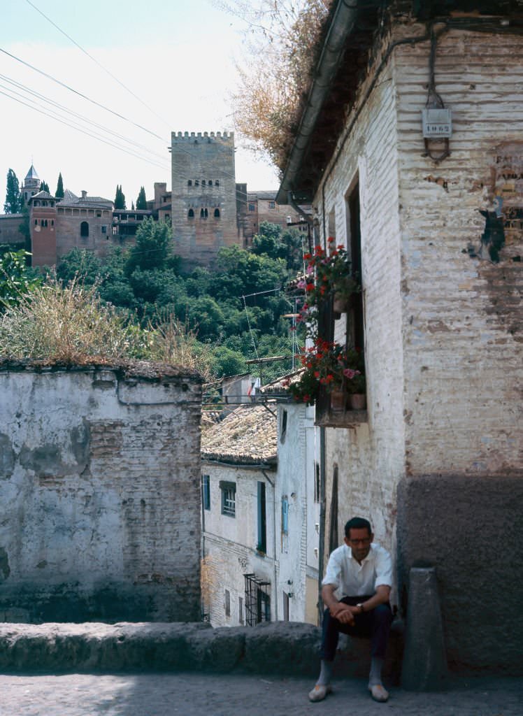 #6 Neighborhood of the “Albaicin”, Granada, Andalusia, Spain, 1968.