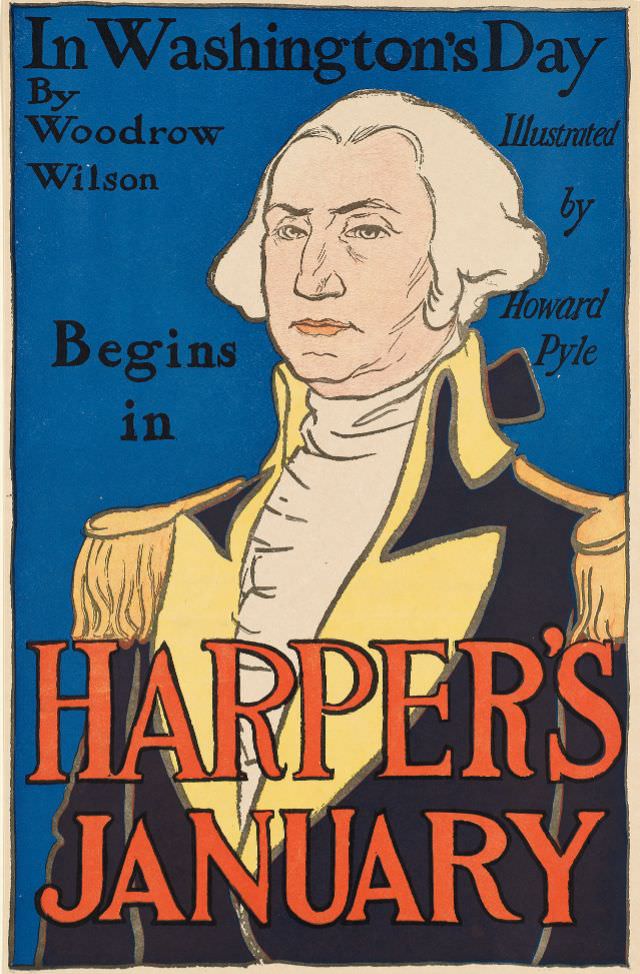 George Washington looks out, Harper’s January, 1896