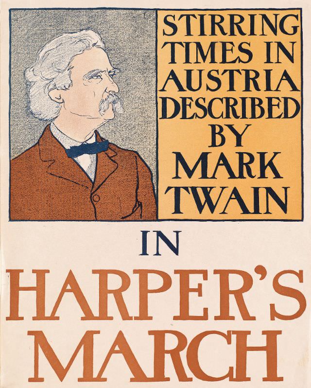 Stirring times in Austria described by Mark Twain in Harper’s March, 1898