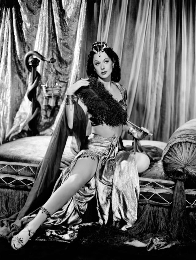 Gorgeous Photos of Hedy Lamarr in Beautiful Costumes during the Filming of &;Samson and Delilah (1949)&;
