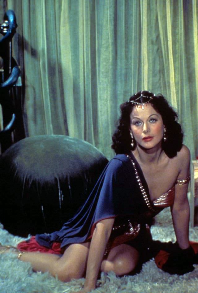 Gorgeous Photos of Hedy Lamarr in Beautiful Costumes during the Filming of &;Samson and Delilah (1949)&;