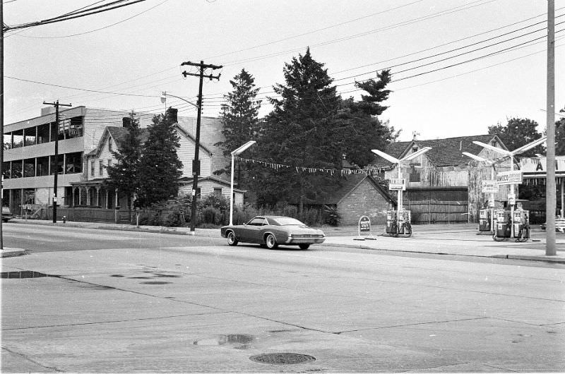 #16 North east corner of Broadway and Old Country Rd., Hicksville, New York, 1967