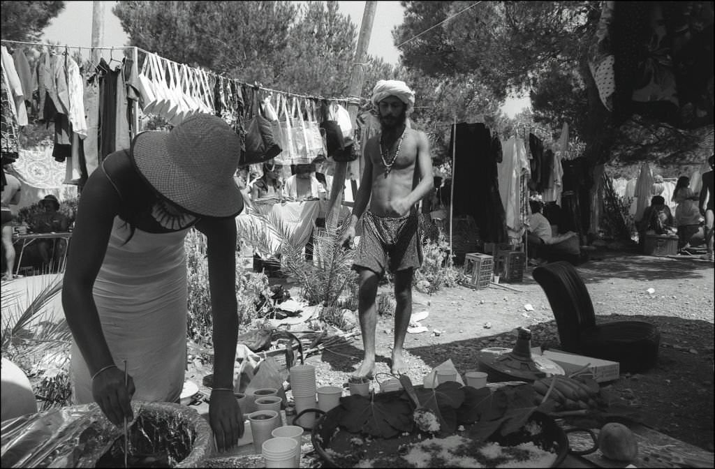 #73 The Hippies market in Ibiza, 1972.