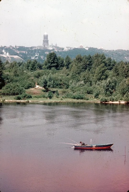 #13 View of Kiev-Pechersk Lavra from the left bank of the Dnieper River, 1960