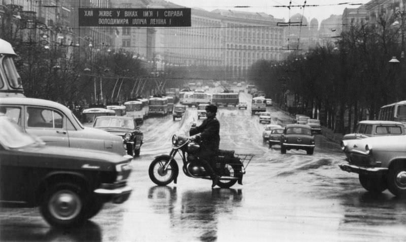 #1 Main street in Kyiv, 1972