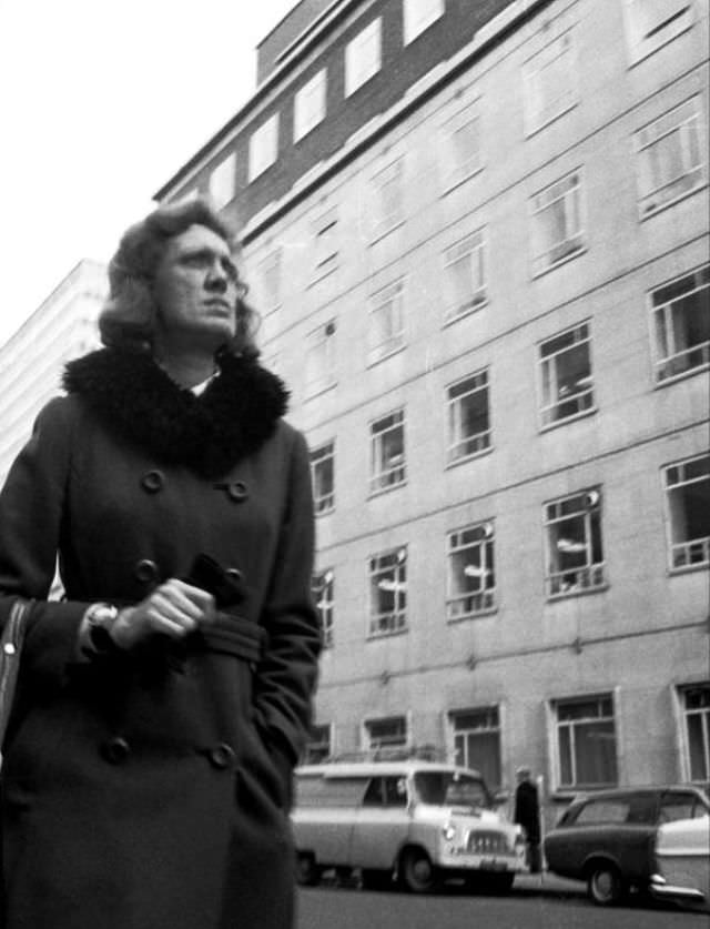 #22 Office worker on Gresham Street, London, March 1973