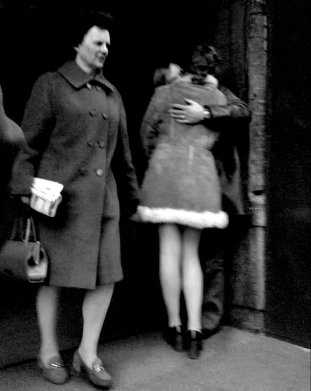 #5 A kiss in the rush hour, London, March 1973