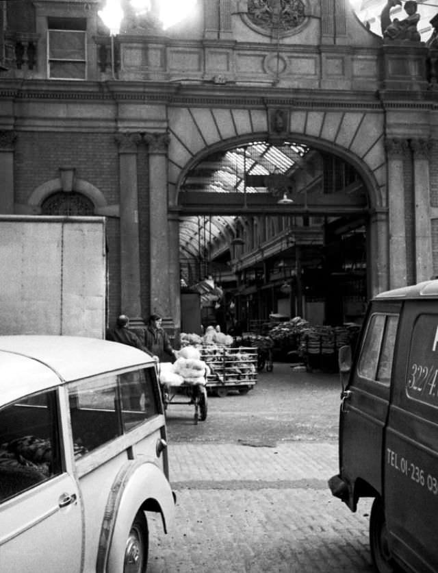 #9 Entrance to the Smithfield meat market, London, March 1973