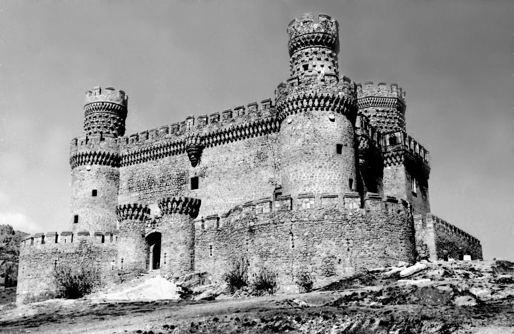 #94 Castle in Manzanares el Real, Madrid, Spain, 1965.