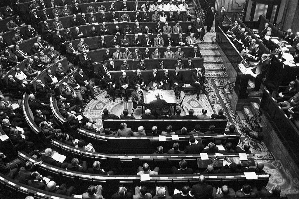 #111 The Congress of Deputies (The Spanish Cortes), 1969, Madrid, Spain.