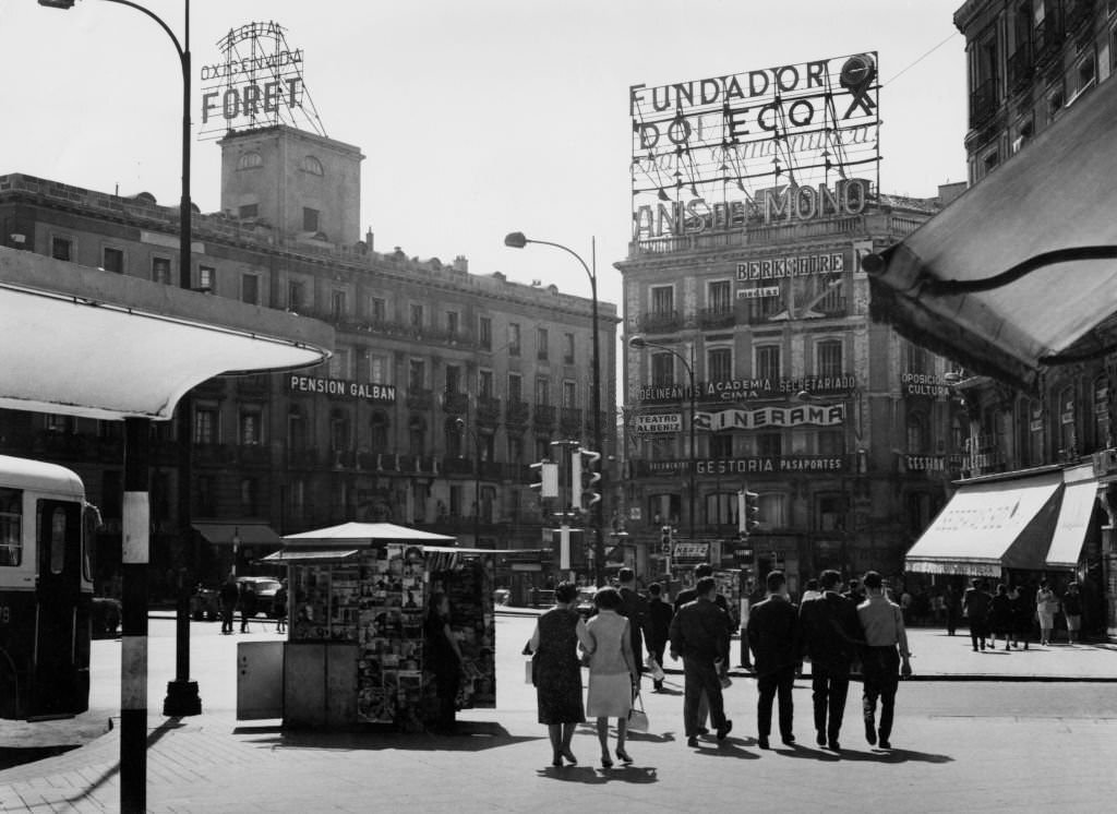 #69 Puerta del Sol, Madrid, 1960s