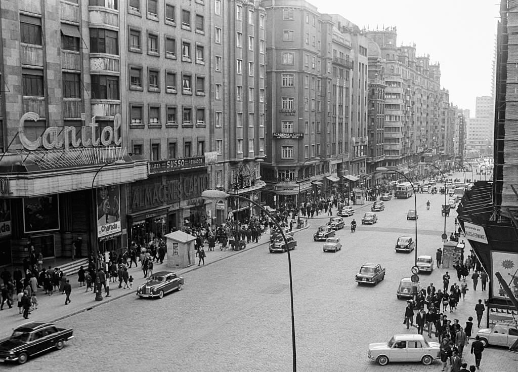 #75 The “Gran Via” Of Madrid in 1965.