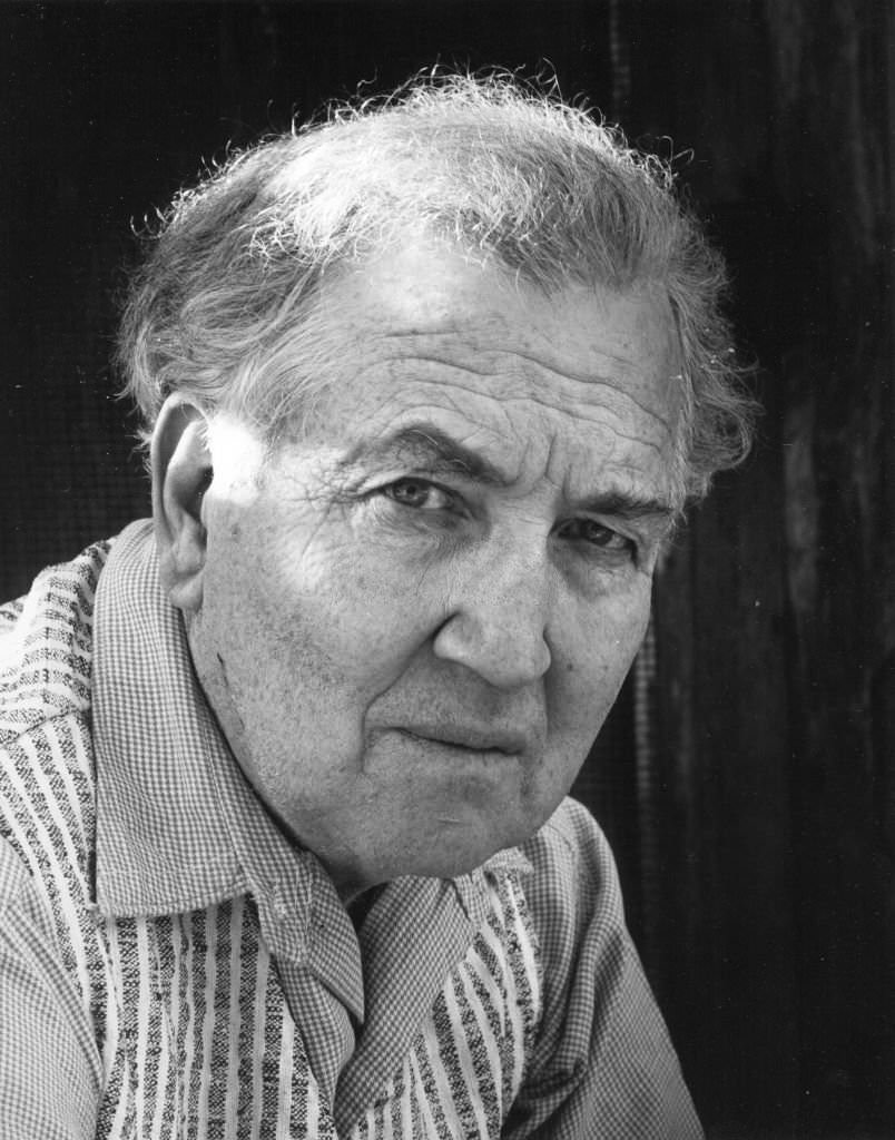 #131 English poet and novelist Robert Graves in Mallorca, Spain, 1950s