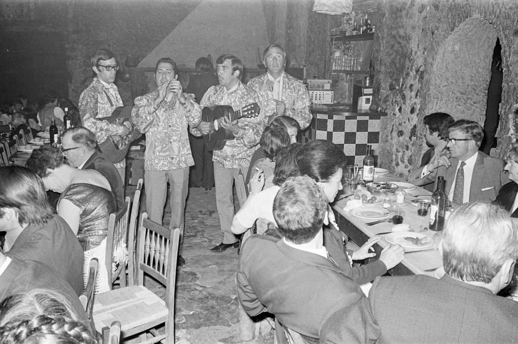 #22 Night out in Majorca, Spain, August 1971.