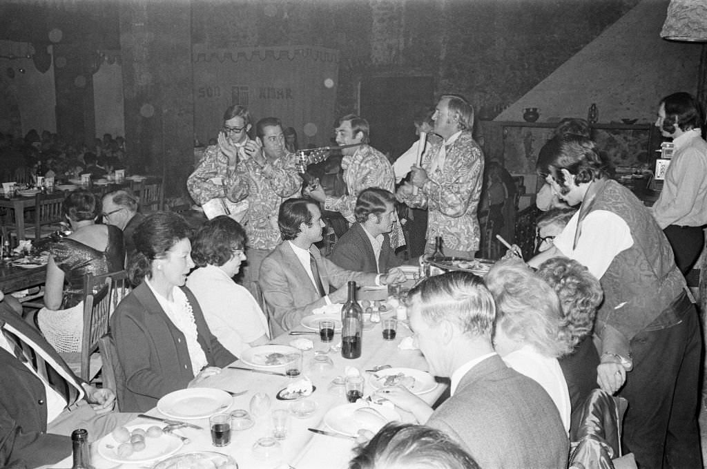 #26 Night out in Majorca, Spain, August 1971.