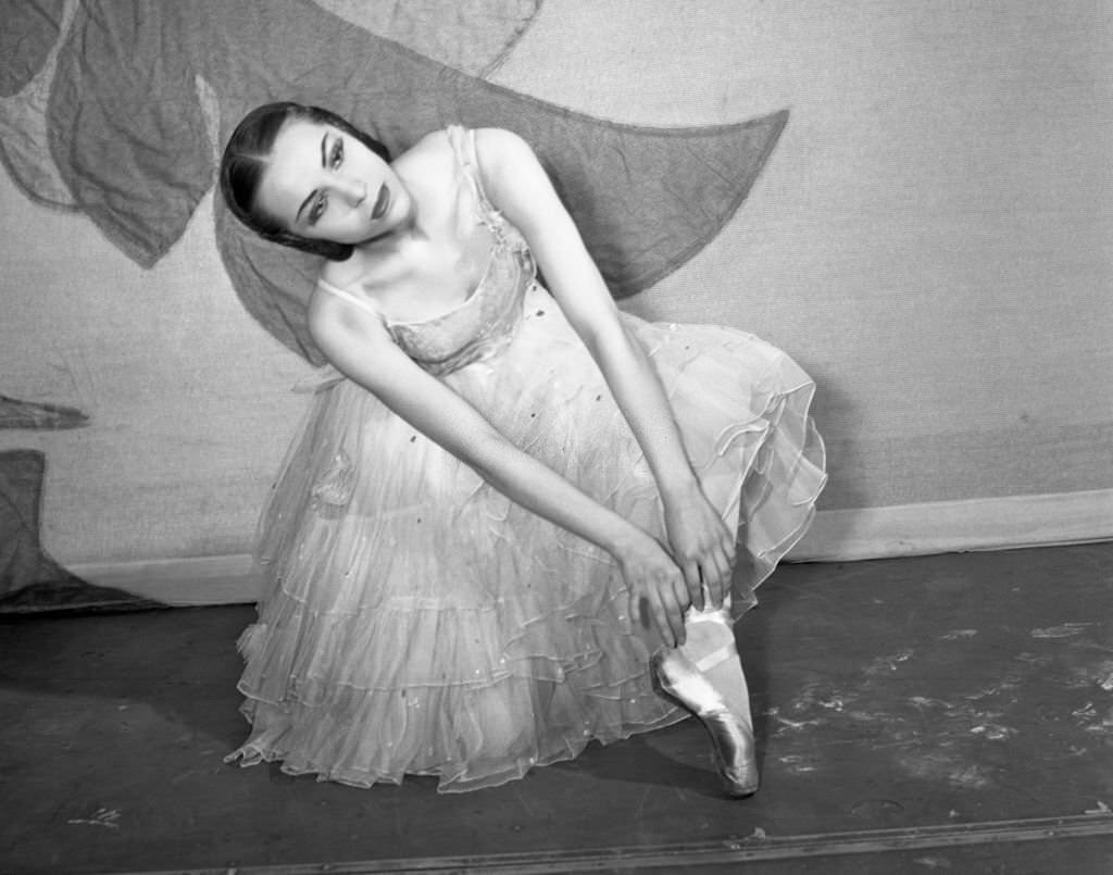 #102 Maria Tallchief in on of her dancing poses.