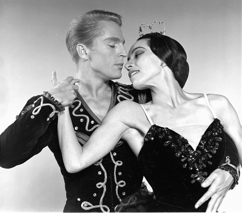 #45 Maria Tallchief and Erik Bruhn performing ‘Flower Festival in Genzano’ in 1961.