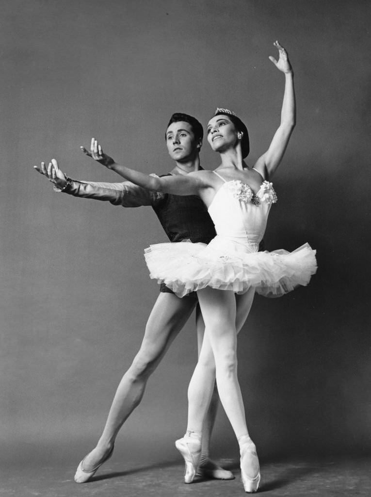 #25 Maria Tallchief and Kent Stowell performing ‘Sylvia’ in 1964.